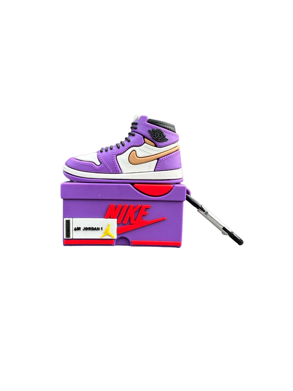Air Jordan 1 High Sneaker Airpod Case Purple