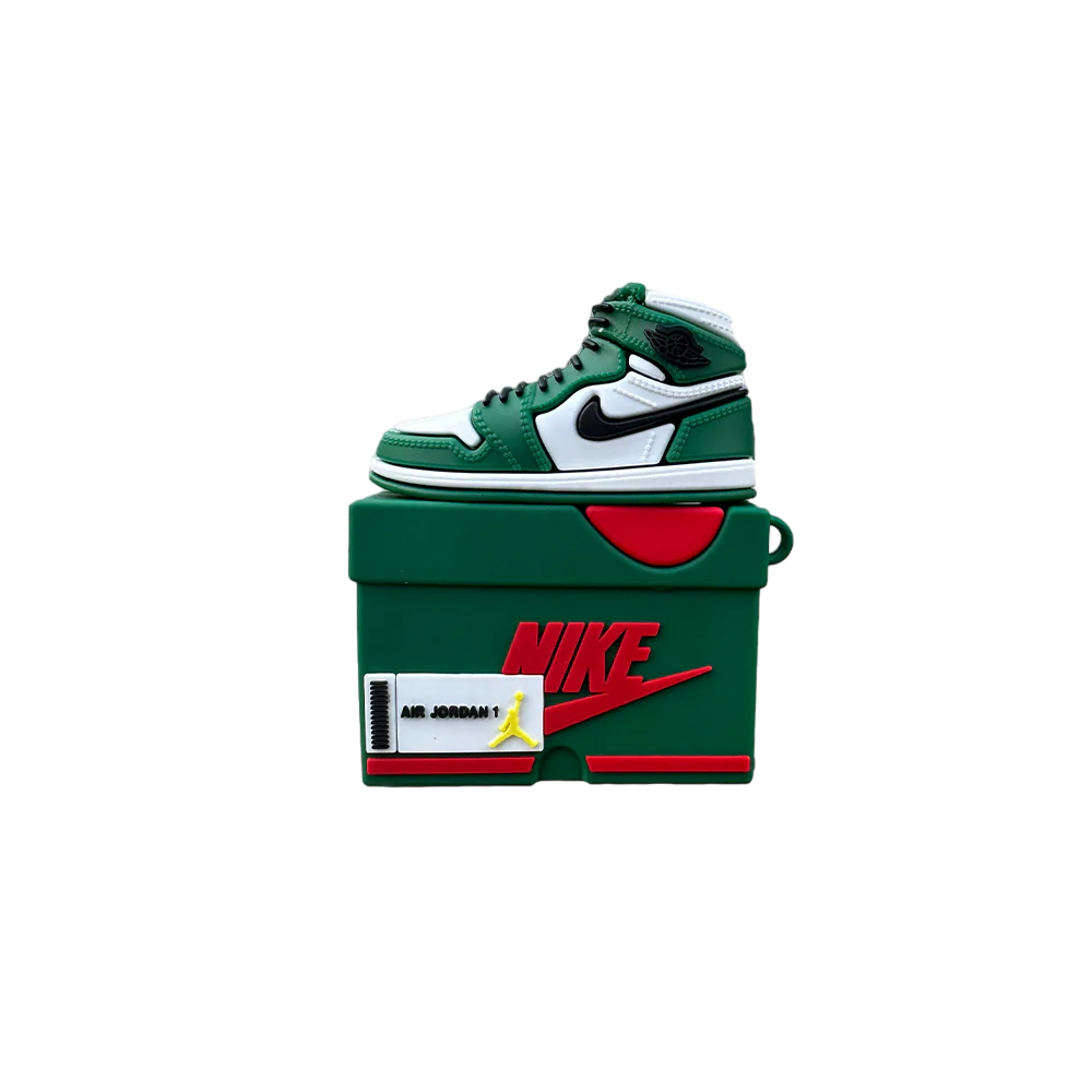 Green Jordan 1 Silicone Airpod Case