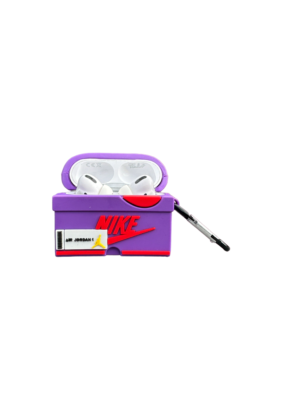 Air Jordan 1 High Sneaker Airpods Case Purple
