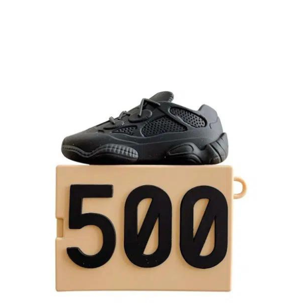 Airpods Case Yeezy 500 black