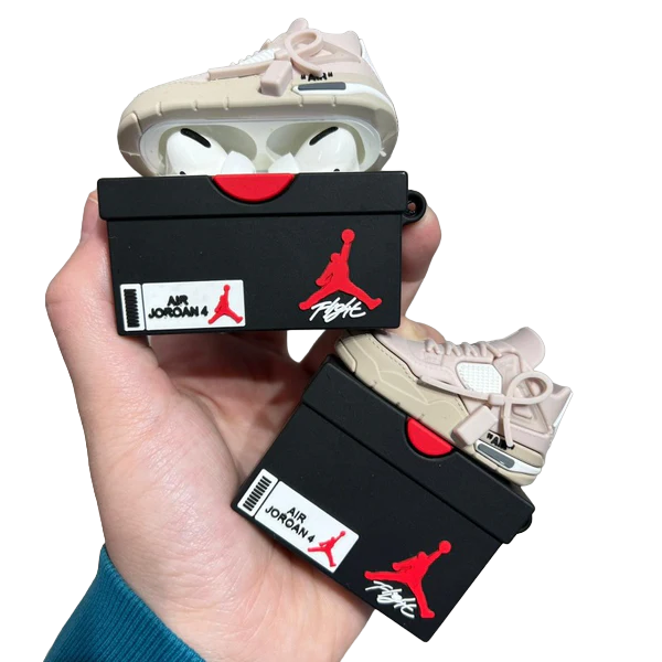 Jordan 4 Retro Off-White AirPods Case