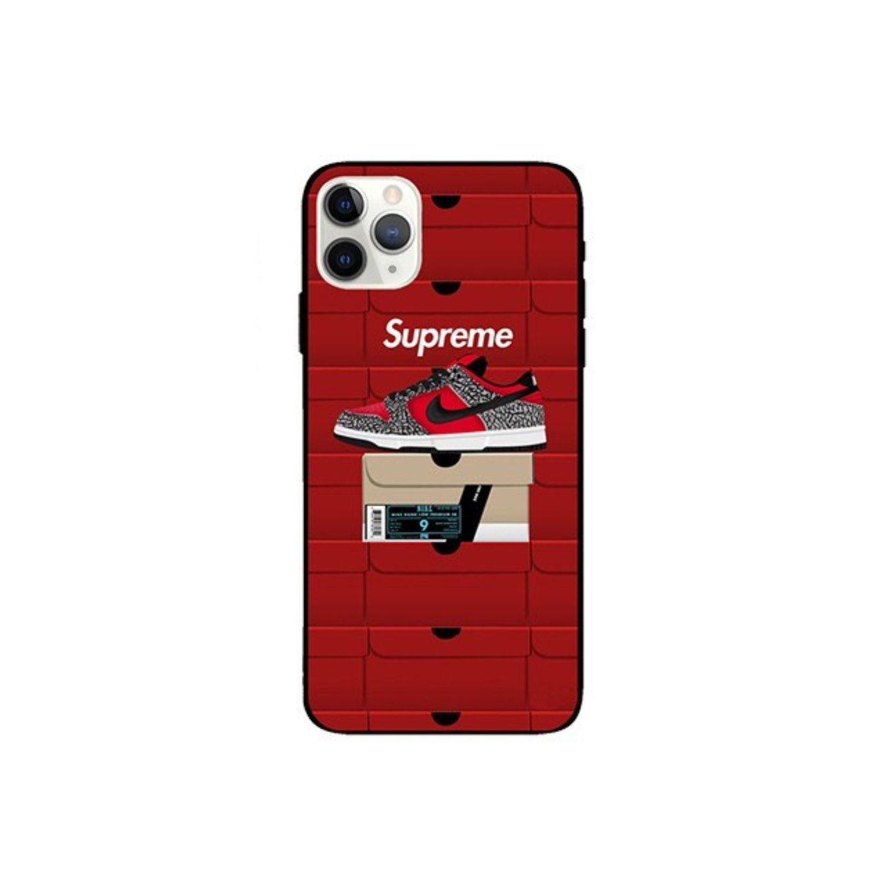 Dunk Low Red Supreme Iphone 15 Pro Max Cover Case
