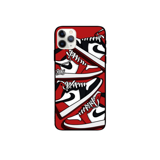 Black Toe Jordan 1 iPhone 15 Cover Case