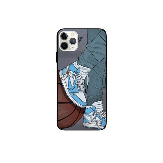 Air Jordan 1 Blue/White iPhone 14 Pro Max Cover Case