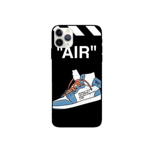 Black Off White iPhone 15 Sneaker Cover Case