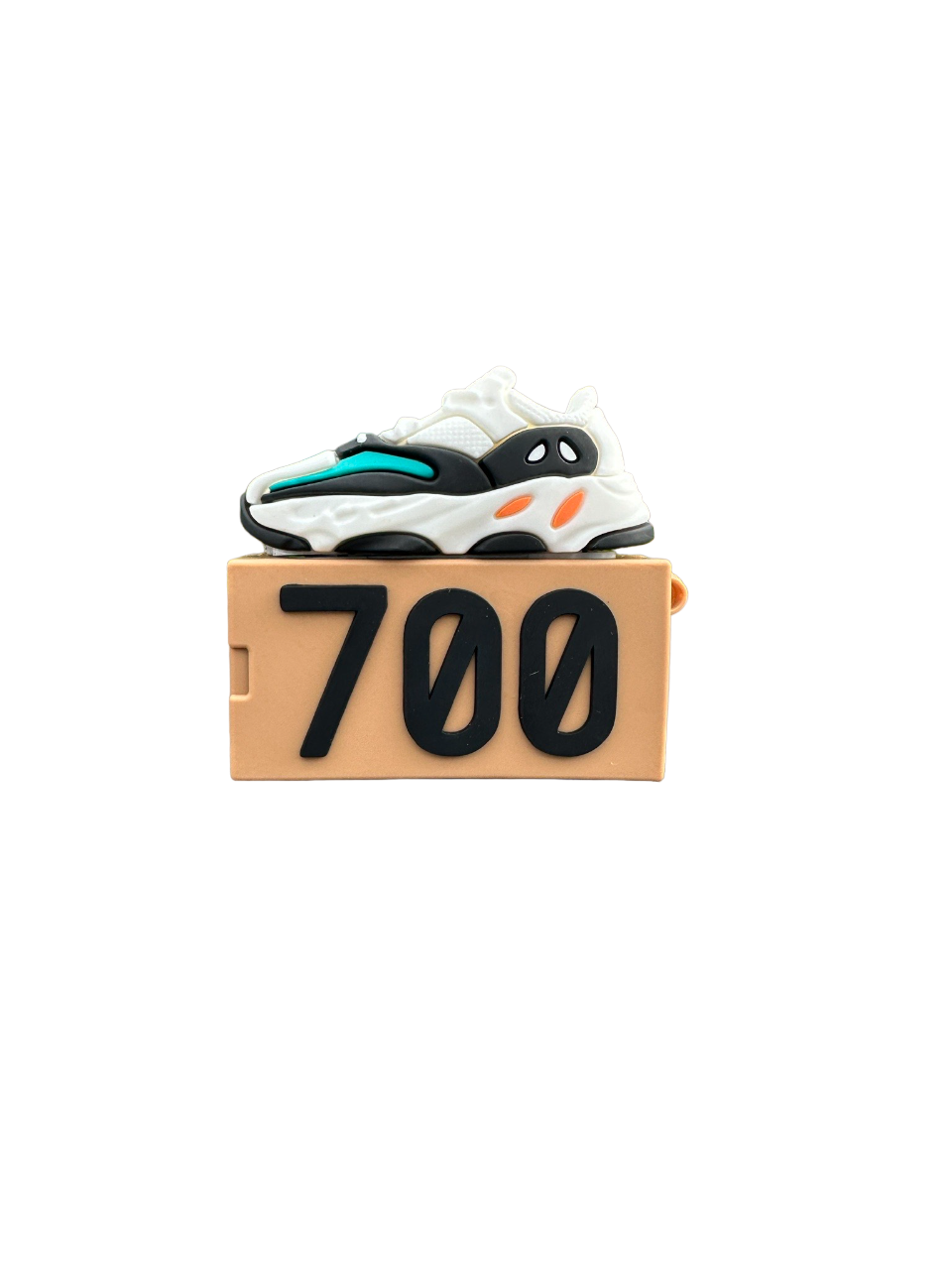 White Yeezy 700 Airpods Case